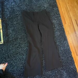 Black Flared Pants pointe knitt